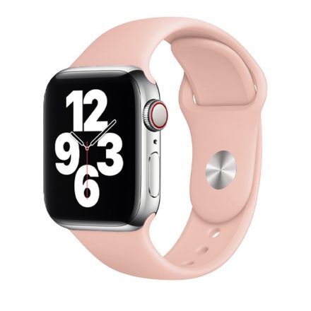 Apple Watch púder szilikon szíj 38/40/41/42 (series10)mm
