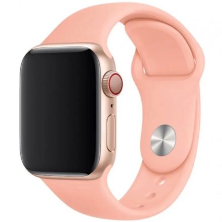 Apple Watch Barackrózsaszín szilikon szíj 38/40/41/42 (series10)mm