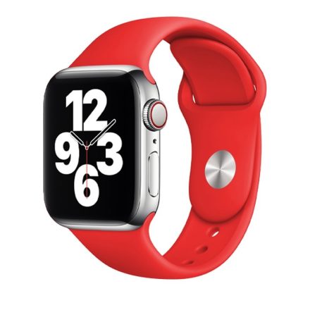 Apple Watch piros szilikon szíj 38/40/41/42 (series10)mm