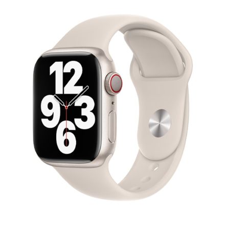 Apple Watch csillagfény szilikon szíj 38/40/41/42 (series10)mm