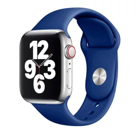 Apple Watch kék szilikon szíj 38/40/41/42 (series10)mm
