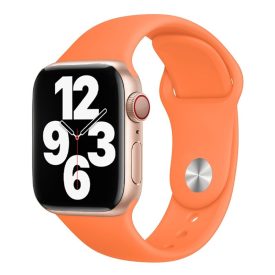 Apple Watch narancs szilikon szíj 38/40/41/42 (series10)mm