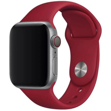 Apple Watch bordó szilikon szíj 38/40/41/42 (series10)mm