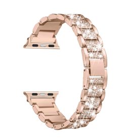 Apple Watch arany strasszköves fém szíj 42/44/45/46/49mm