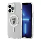 Karl Lagerfeld iPhone 15 Pro Max MagSafe átlátszó Szilikon tok