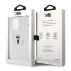 Karl Lagerfeld iPhone 15 Pro Max MagSafe átlátszó Szilikon tok