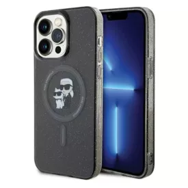 Karl Lagerfeld iPhone 15 Pro Max MagSafe fekete Szilikon tok