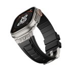 Apple Watch fekete Cube szilikon szíj 42/44/45/46/49mm