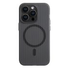 iPhone 15 Plus MagSafe fekete/átlátszó matt Suite tok 