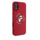 Karl Lagerfeld iPhone 16 MagSafe piros Szilikon tok