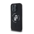 Karl Lagerfeld iPhone 16 Pro MagSafe fekete Szilikon tok