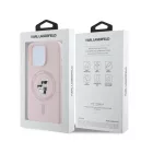 Karl Lagerfeld iPhone 16 Pro Max MagSafe púder Szilikon tok