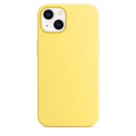 iPhone 13 MagSafe sárga Szilikon tok