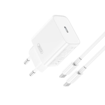 Hálózati gyorstöltő adapter 20W - USB-C/USB-C kábellel