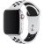 Apple Watch fehér-fekete sport szilikon szíj 38/40/41/42 (series10)mm