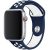 Apple Watch kék-fehér sport szilikon szíj 38/40/41/42 (series10)mm