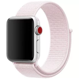   Apple Watch gyöngyrózsaszín szövetszíj 38/40/41/42 (series10,11)mm