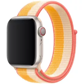   Apple Watch narancs-bézs szövetszíj 38/40/41/42 (series10,11)mm