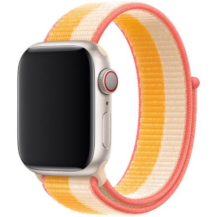 Apple Watch narancs-bézs szövetszíj 38/40/41/42 (series10)mm