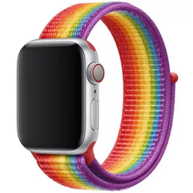   Apple Watch szivárvány szövetszíj 38/40/41/42 (series10,11)mm