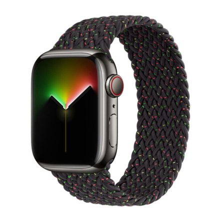 Apple Watch black unity fonott szíj M méret 38/40/41/42 (series10)mm