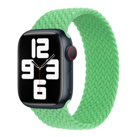 Apple Watch világos zöld fonott szíj S méret 38/40/41/42 (series10)mm