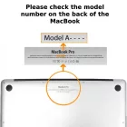 MacBook Pro 14" sötétszürke matt átlátszó tok
