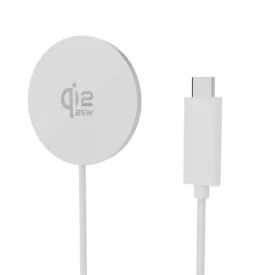 QI2 MagSafe töltő 25W - fehér