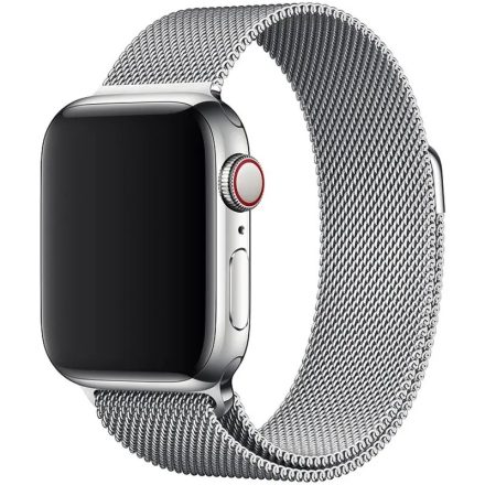Apple Watch ezüst milánói szíj 38/40/41/42 (series10)mm