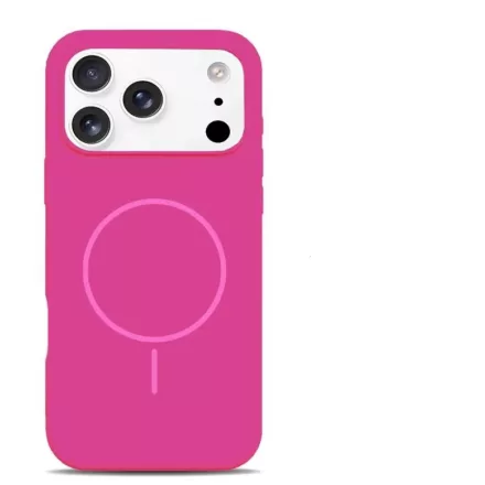 iPhone 18 Pro rózsaszín MagSafe szilikon tok