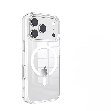 iPhone 18 Pro Max MagSafe átlátszó szilikon tok