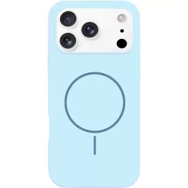iPhone 18 Pro ködkék MagSafe szilikon tok