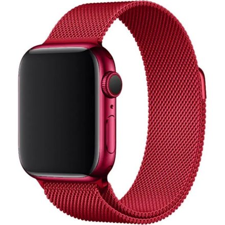 Apple Watch piros milánói szíj 38/40/41/42 (series10)mm