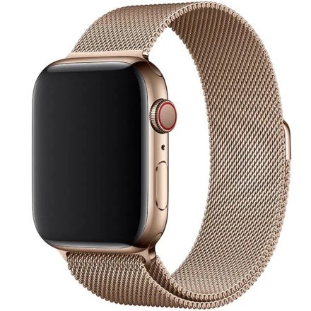 Apple Watch pezsgőarany milánói szíj 38/40/41/42 (series10)mm