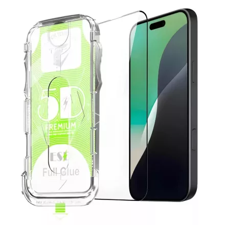 iPhone 16 Pro Max 5D applikátoros üvegfólia 