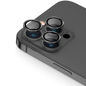    Applikátoros fekete kamera védő 9H iPhone 14 Pro, 14 Pro Max