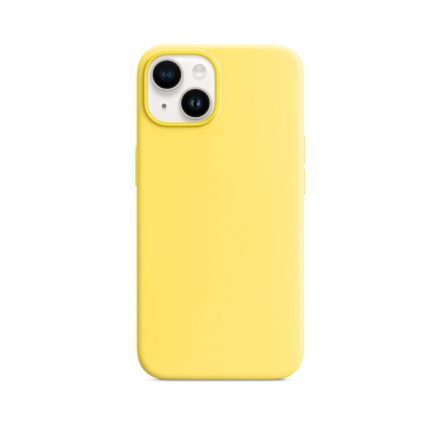 iPhone 13 mini sárga szilikon tok