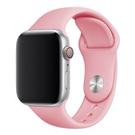   Apple Watch rózsaszín szilikon szíj 38/40/41/42 (series10)mm