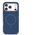 iPhone 18 Pro Max sötétkék MagSafe szilikon tok