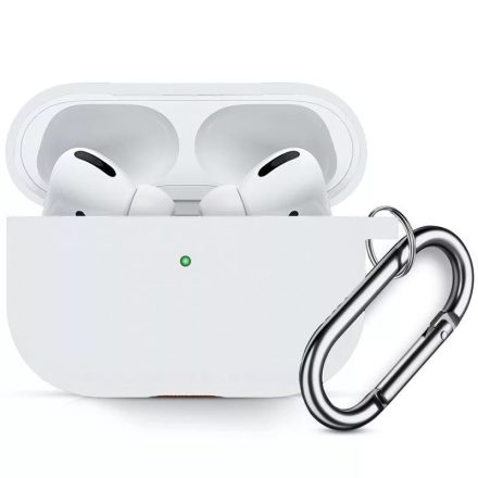 Airpods Pro 3 fehér szilikon tok