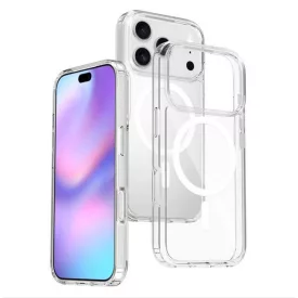 iPhone 17 Pro Max MagSafe átlátszó szilikon tok