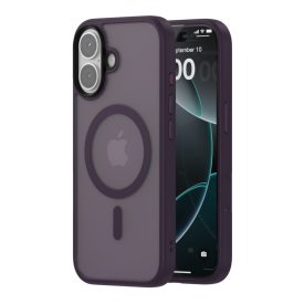 iPhone 17 MagSafe lila/átlátszó szilikon tok