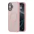 iPhone 17 MagSafe rózsaszín/átlátszó szilikon tok