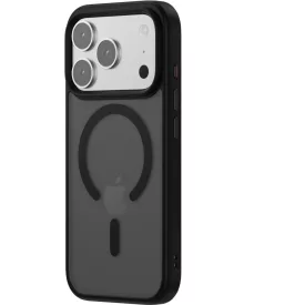 iPhone 17 Pro Max MagSafe fekete/átlátszó szilikon tok