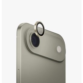 Applikátoros világos arany kamera védő 9H iPhone 17 Air