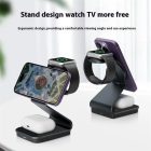 QI2 3 az 1-ben MagSafe vezeték nélküli töltőállomás 15 W