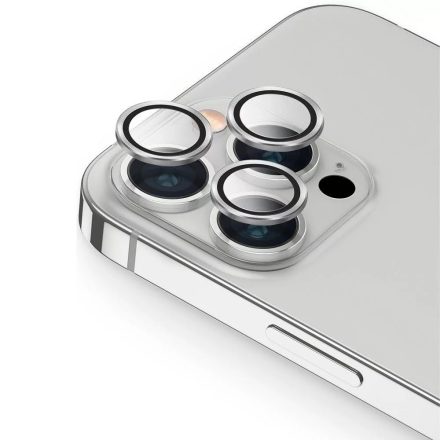 Applikátoros átlátszó kamera védő 9H iPhone 15 Pro, 15 Pro max