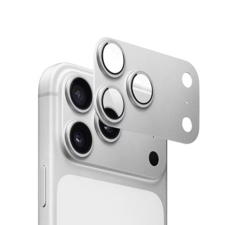 iPhone 17 Pro, 17 Pro Max kamera védő - ezüst