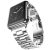 Apple Watch ezüst klasszikus fém szíj 42/44/45/46/49mm 
