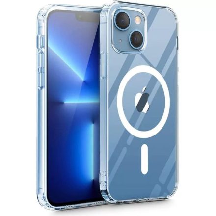 iPhone 15 Plus MagSafe átlátszó szilikon tok